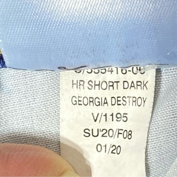 Old Navy Shorts Womens 6 Blue High Rise Georgia Destroy Distressed Raw Hem Denim - Picture 6 of 11